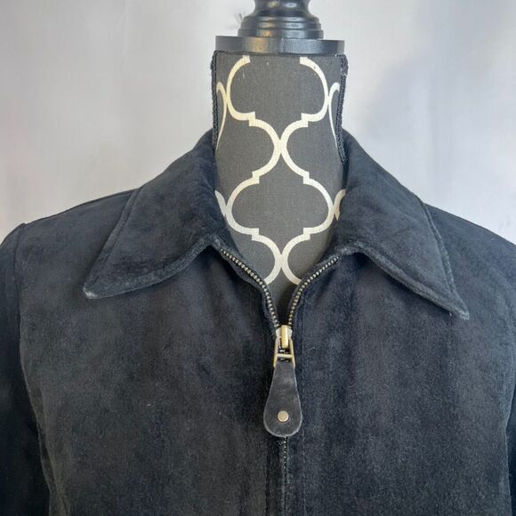 JLC Adventures On The Wing American Classics Black Leather Moto Jacket Medium - Picture 5 of 14